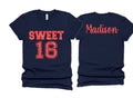Sweet 16 | Birthday Shirt | Sweet 16 Shirt | Birthday T Shirt | Birthday Tee | Sweet 16 T Shirt | Sweet 16 Youth or Adult