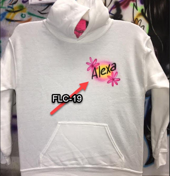 Airbrush T-Shirt - Sweet 16 - Heart Shaped - You choose colors
