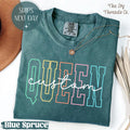 Custom Queen Crown Comfort Colors Shirt or Sweatshirt: Personalized Birthday Gift