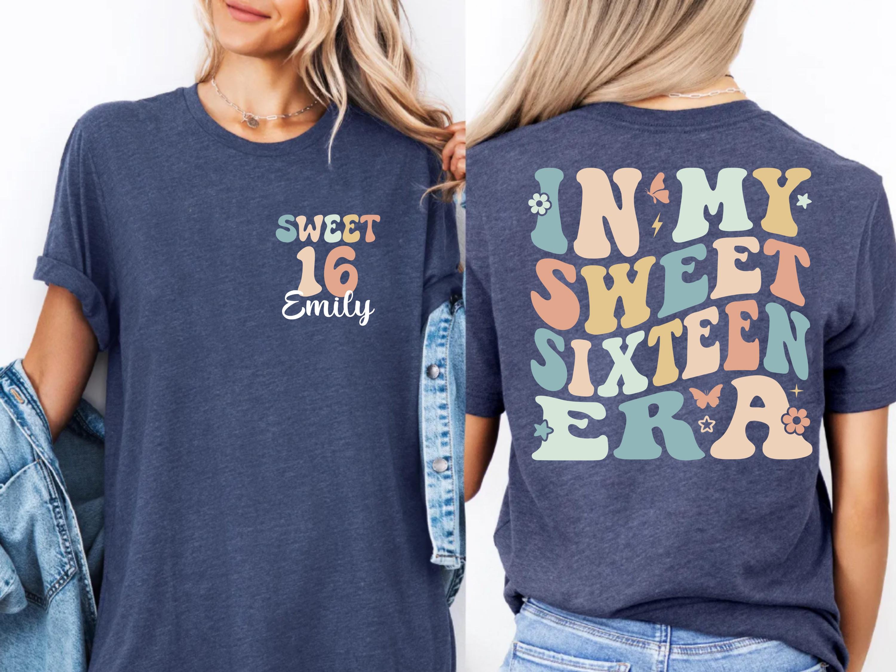 Sweet Sixteen Sweatshirt: 161th Birthday Shirt, Custom Bday Gift