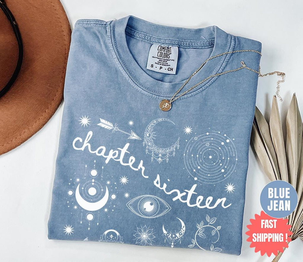 Personalized Chapter Tee, Custom Age Shirt, Comfort Colors Birthday Shirt, Sweet Sixteen Era Shirt, Custom Year Top, Bday Gift