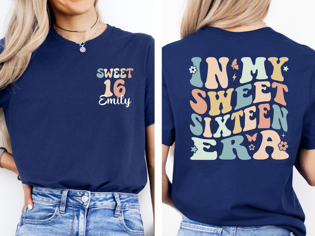 Sweet Sixteen Sweatshirt: 161th Birthday Shirt, Custom Bday Gift