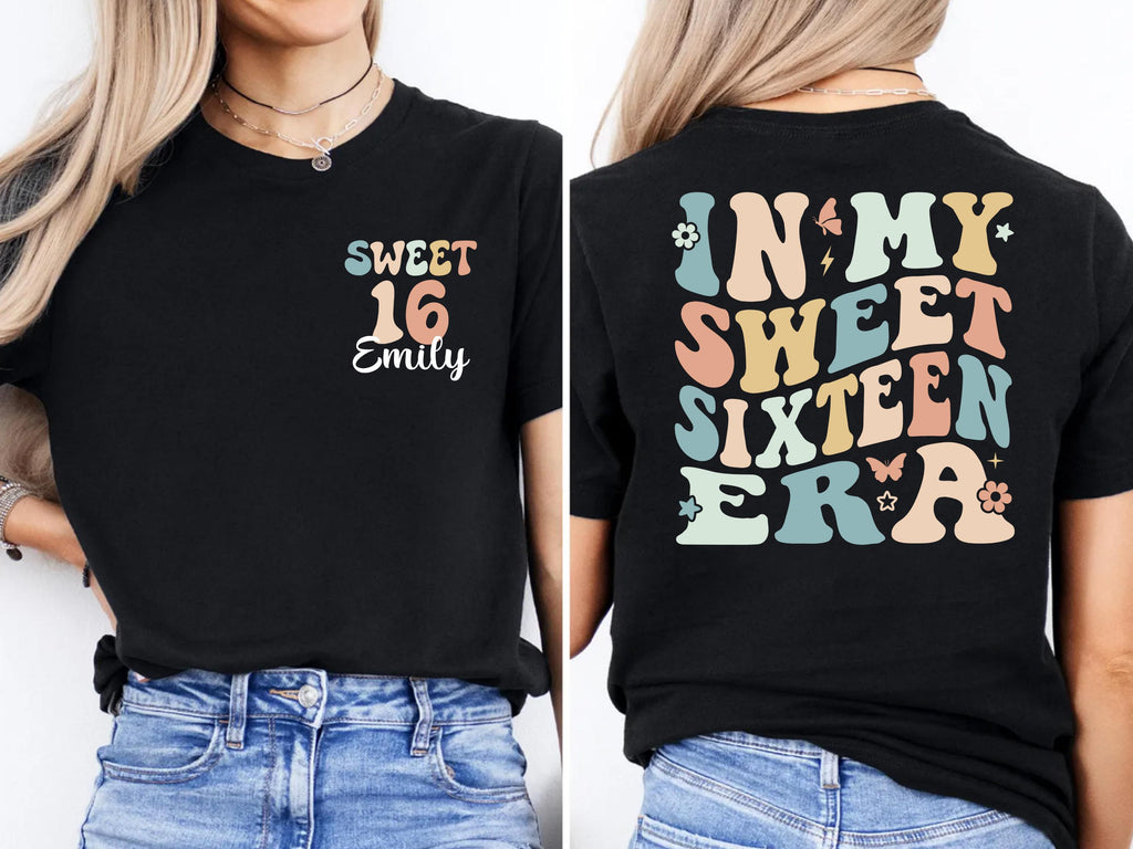 Sweet Sixteen Sweatshirt: 161th Birthday Shirt, Custom Bday Gift