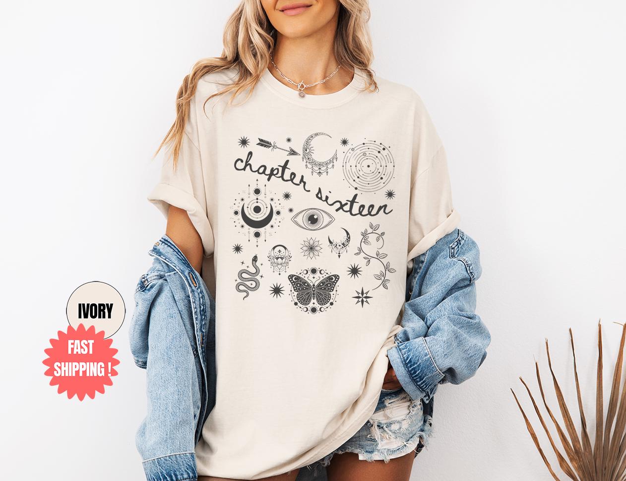 Personalized Chapter Tee, Custom Age Shirt, Comfort Colors Birthday Shirt, Sweet Sixteen Era Shirt, Custom Year Top, Bday Gift