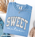 Polka Dot Sweet Sixteen Shirt, Comfort Colors® 16th Birthday Shirt, Girls Birthday Party Shirt, 16th Birthday Trip Shirt, Gift for Teen Girl
